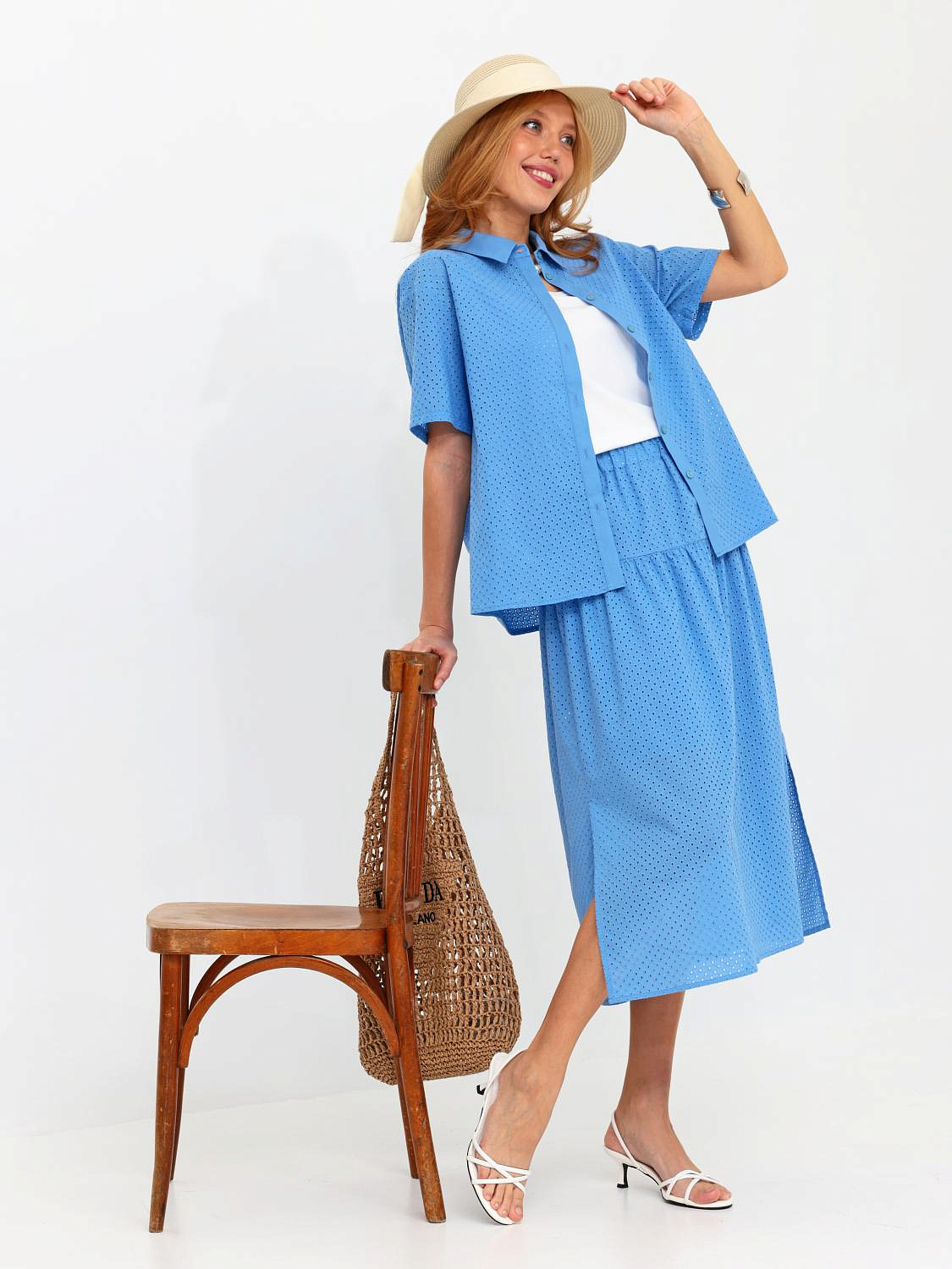 Блуза 1050 Б-1050 79-16 50, 48, 46, 44 — Фото 4